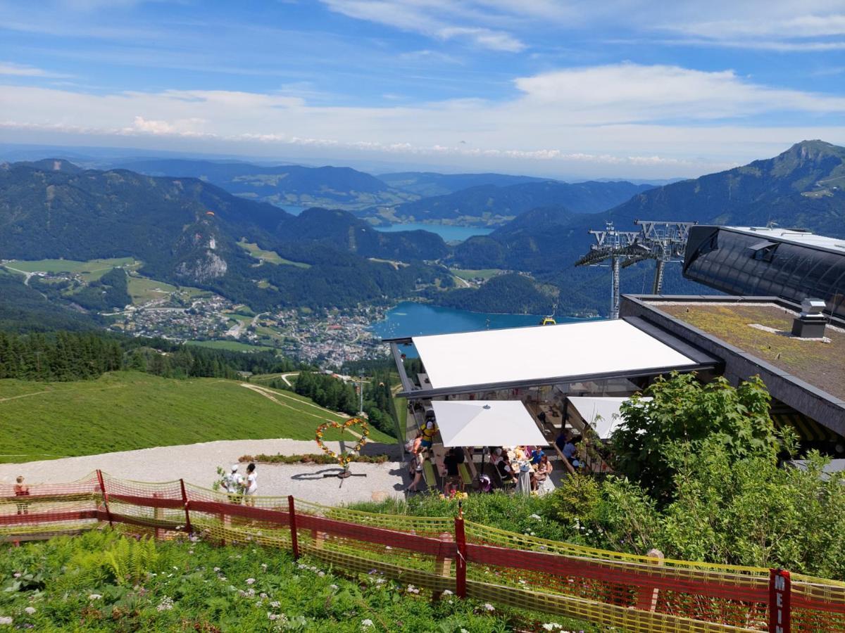 Apartment Am Wolfgangsee Strobl Bagian luar foto